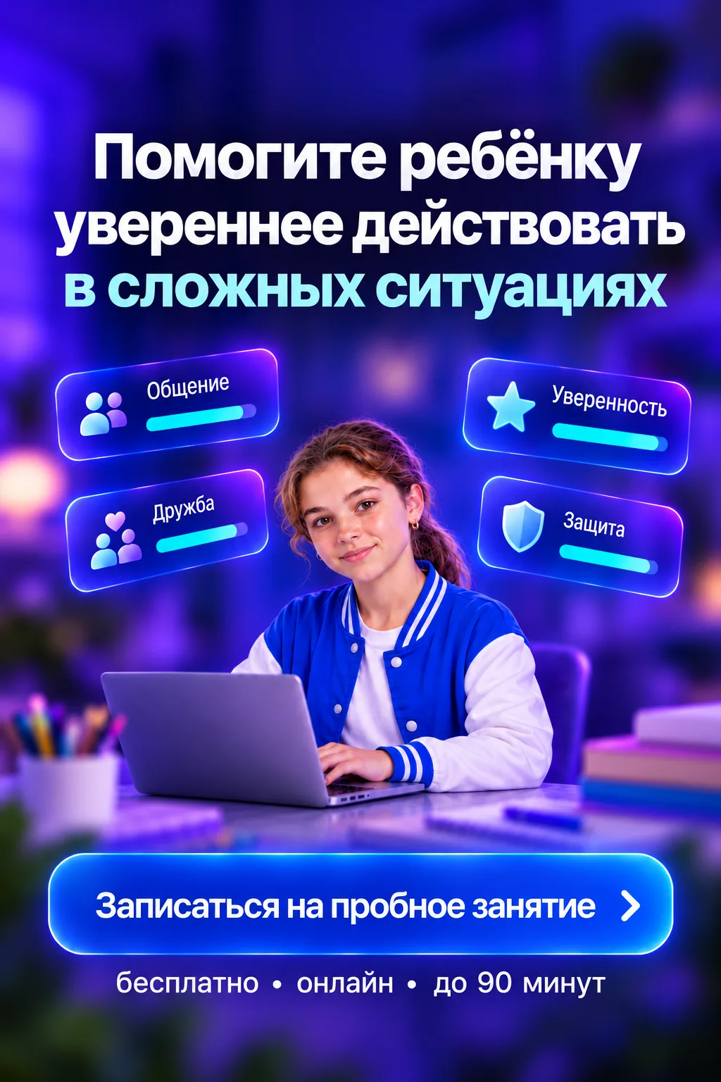 Записаться на бесплатное занятие